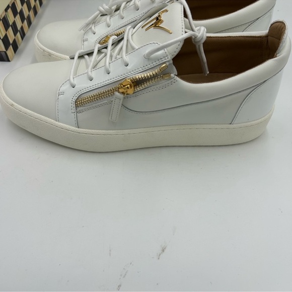 Men’s Giuseppe Zanotti low top leather sneakers size 47 made in Italy. - Picture 4 of 11